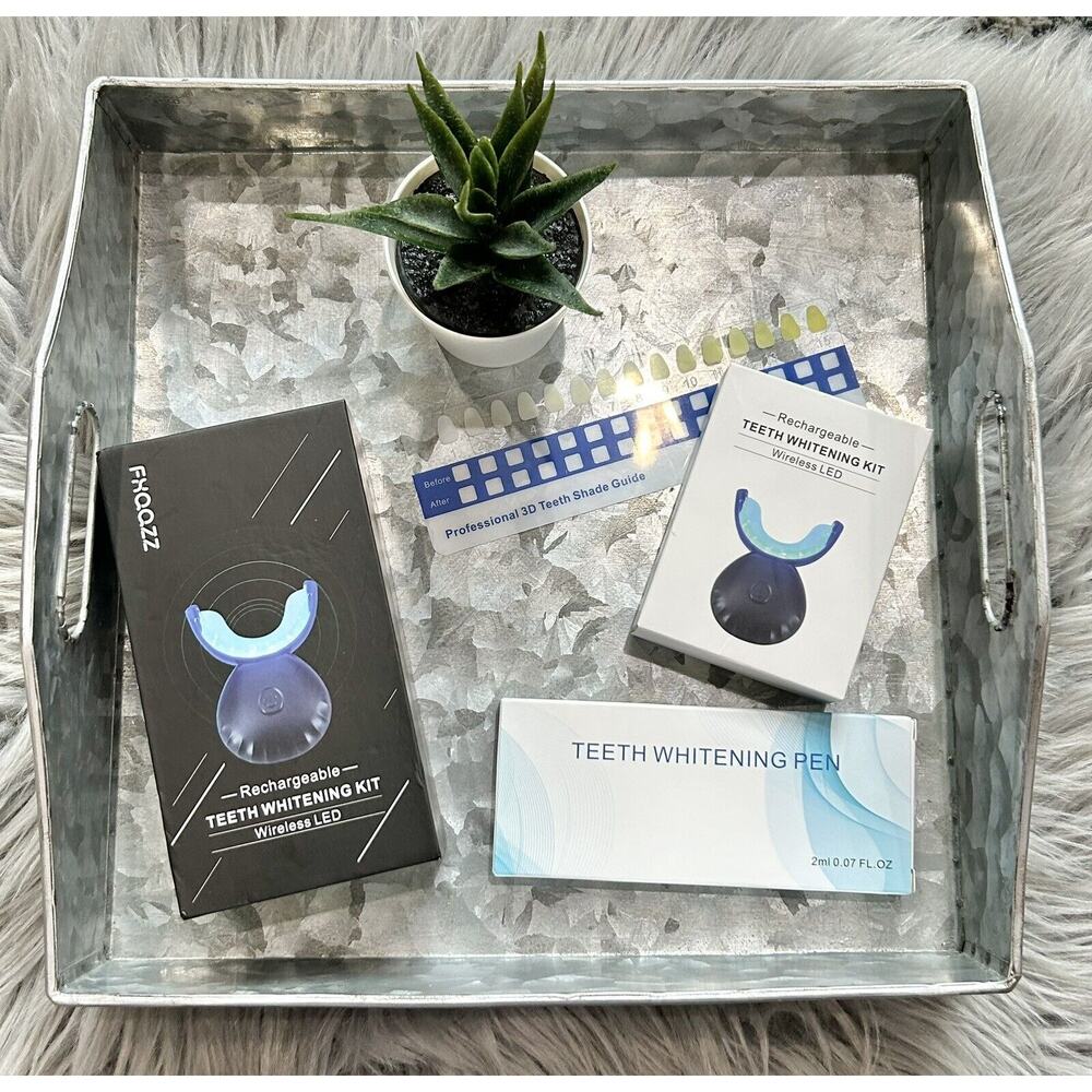 FXQQZZ Rechargeable Teeth Whitening Kit-Wireless LED